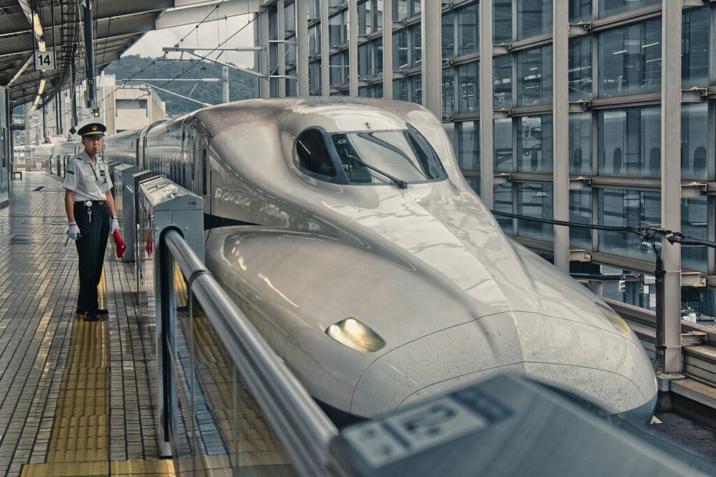 Bullet Train In Japan